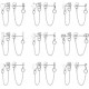 9 Pairs Chain Earrings Ear Cuffs Minimalist Bar Earrings With Chain Stainless Threader Stud Earrings For Women 9 Pairs Chain Earrings Ear Cuffs Minimalist Bar Earrings With Chain Stainless Threader Stud Earrings For Women